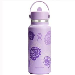 NWT Hydro Flask 32 oz Wide Flex Straw Cap Special Edition Pixie Purple/Lavender